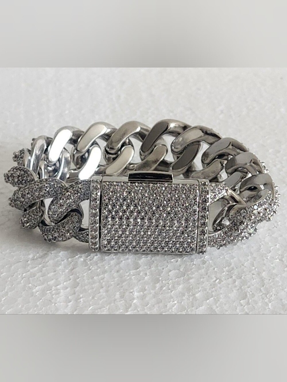 Bubble Cuban link bracelet